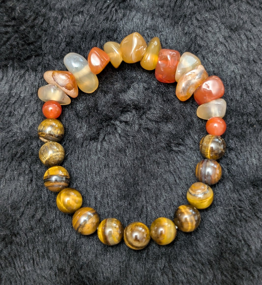 Carnelian and Tiger Eye